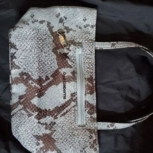 Liz Claiborne Snakeskin Patterned Minibag
